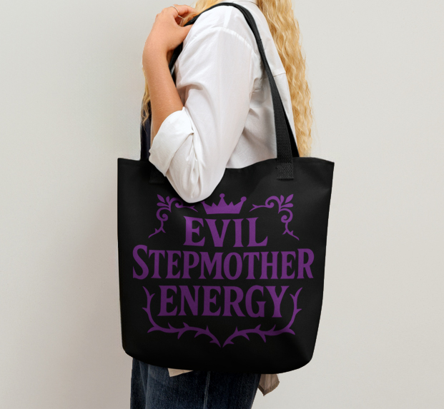 nomadbraingear's tweet photo. Evil Stepmother Energy  Tote Bag👑🖤

Black carry all bag for those who embrace their villain era

Shop at: https://t.co/j5kl0Kj9gd

#ToteBag #EvilStepmotherEnergy #BonusMom #VillianEra https://t.co/hDlxTCXYkz