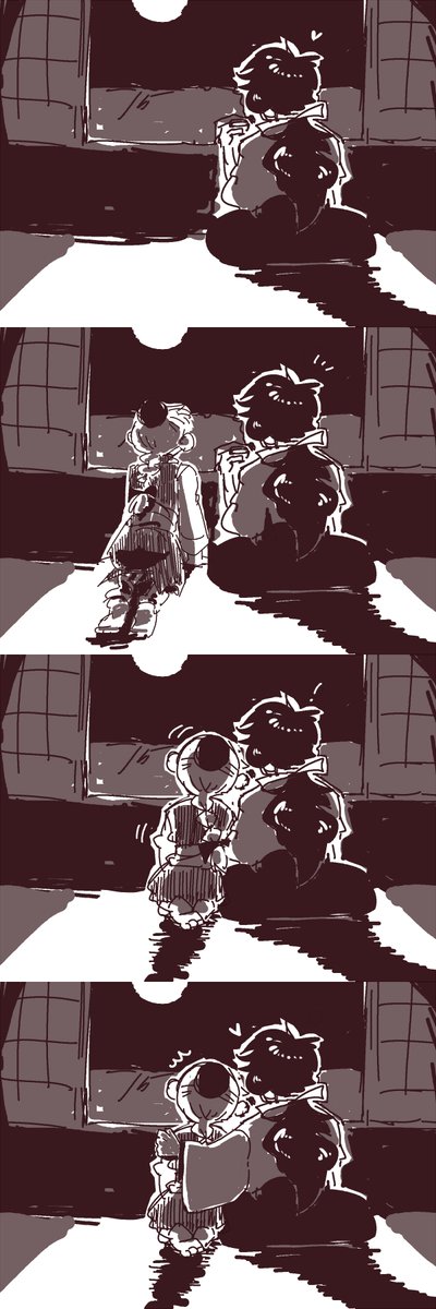 雑描き 蘭ミャオ
月見酒 