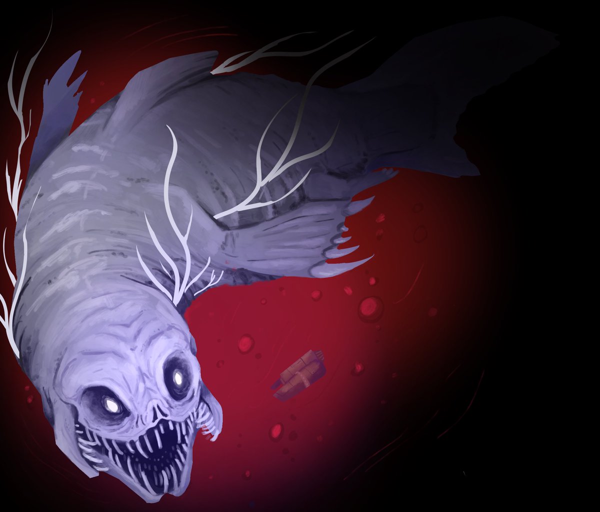 TheFrenchNugget's tweet photo. Yeah I think I’d listen to the giant iron lung fish

#ironlung #IronLungMovie #markiplier https://t.co/AzdYcj2EjR