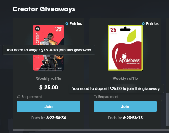 $50 raffle is up on Cases.gg

Use code " MIMEGAMBA " or sign up here: cases.gg/r/MIMEGAMBA

Wager $75 or deposit $25, or do both to be able to join either one!

Here is the link for it:
cases.gg/affiliate/crea…