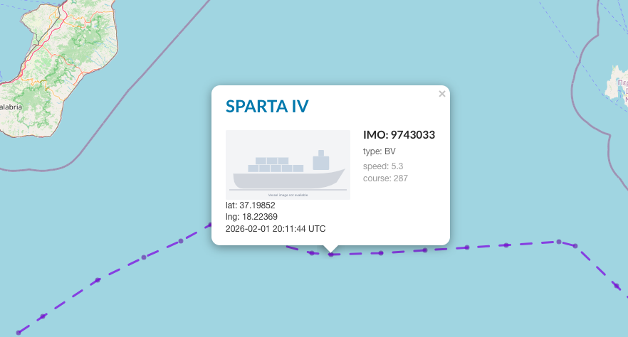 RFNOSBlog's tweet photo. SPARTA IV is currently operating in the #EasternMediterranean under the #RussianFlag.
After a 10-day blackout, the vessel reactivated its #AIS on 2026-01-31 at 19:53:20 UTC.
On Jan 29, SPARTA IV was assessed #SouthOfCyprus, operating in proximity to 🇷🇺 #Severomorsk, a #UdaloyClass destroyer reportedly escorting the cargo ship westbound—consistent with the 🇸🇾 #SyrianExpress.
What stands out is the last 48 hours.
SPARTA IV has followed an #AnomalousRoute with no clear commercial or #WeatherConditions justification. Sea state was manageable. Traffic density normal.
This raises a key question for the #OSINT community:
Why alter course now?
#MilitaryEscort maneuvering?
#SecurityBubble transit?
#OperationalDeception?
Patterns suggest intent.
What’s your assessment? @SONARROW_OSINT @CeciliaSykala @TiaFarris10 @StarboardIntel @Springbok1973 @med_shipSpotter @kattyfun1 @KaptainLOMA @jr_amon_ceuta
