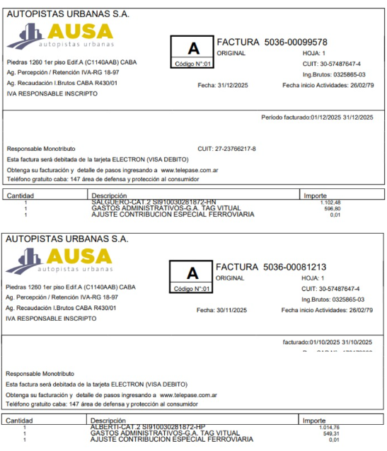 DiPace4's tweet image. #Ausa Amigos/as cada vez que paso x AUSA y no otra me cobran Gasto Administrativo TAG Virtual. Unica autopista que cobra x TAG que permite identificar y registrar la información del vehículo por el peaje que encima les pago
POR FAVOR COMPARTIR Y POSTEAR SI A OTRO LE PASA!! 
👇👇