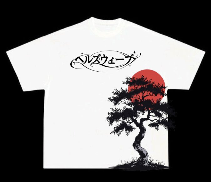 Hellswave00's tweet photo. HELLSWAVE CONCEPT: JAPANESE CRIMSON BONSAI TEE 🇯🇵🏯 https://t.co/gNBTSnfqOo