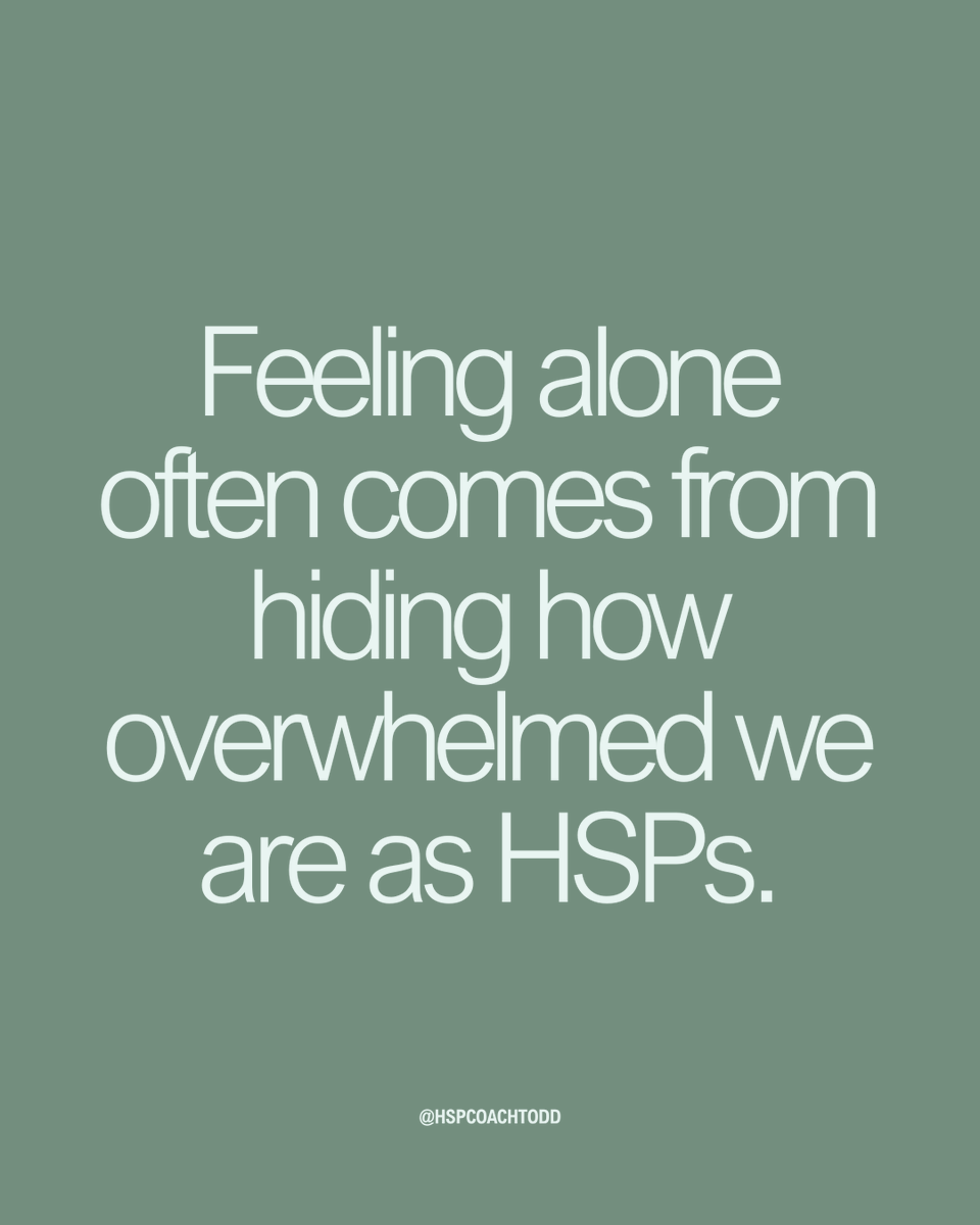 smithtodd's tweet photo. HSP overwhelm isn’t a flaw.
It’s feedback.
Take the HSP Stress Test — link in bio.
#HSP #HighlySensitivePerson #HighlySensitivePeople #TrueInnerFreedom #fyp https://t.co/b7sTvLqfaG