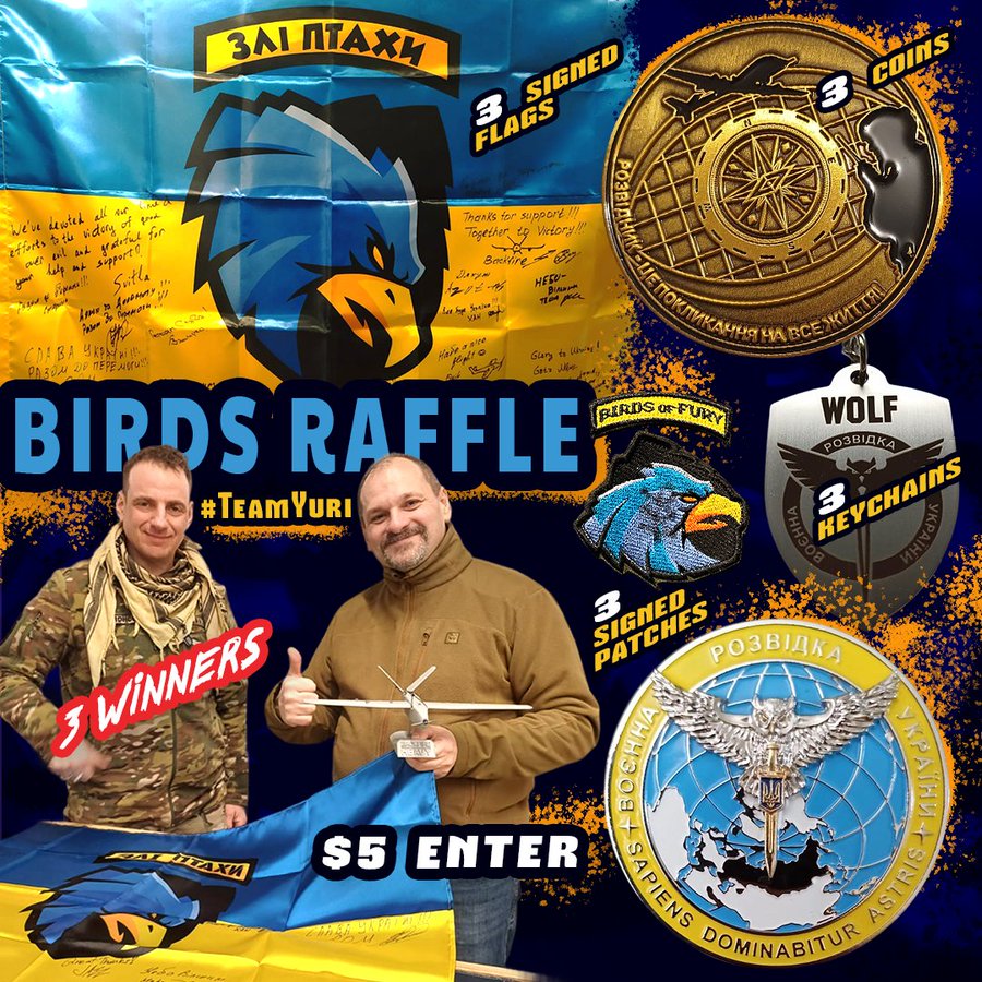 AndersRasmusso2's tweet photo. Remember: Sponsors are doubling your impact right now! $100 becomes $200 for the front. 🛡️ #TeamYuri #SniperTraining #WarriorsOfLight Spons and join the Birds of Fury drone group Raffle: https://t.co/LhLALCFIeL https://t.co/b80HA3vU39