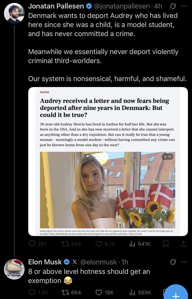 Great time to bring up Elon conveniently deleted the post where he talked about how hot an 18-year-old was