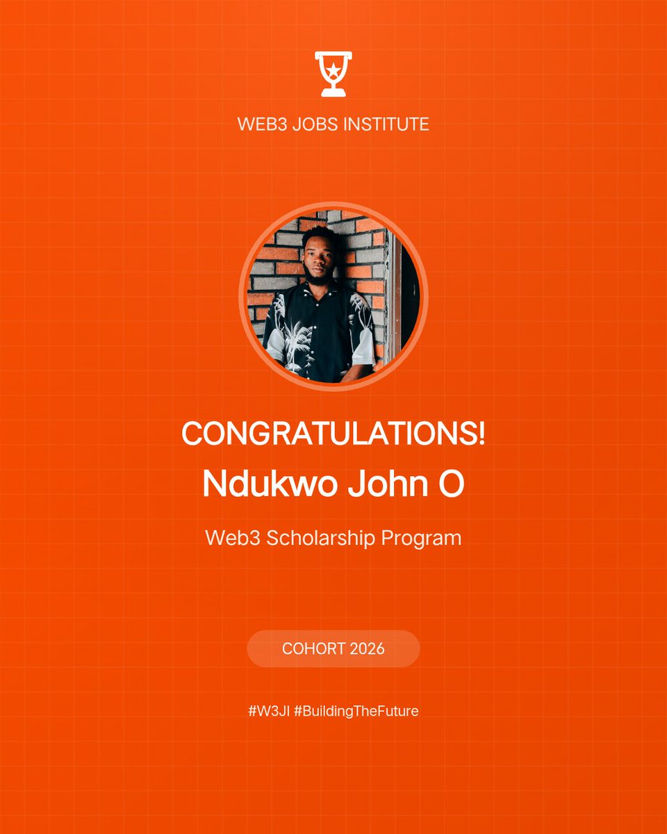 Hello guys am excited to be part of this great opportunity from web institute 
 Definitely coming out grab the opportunity on the space