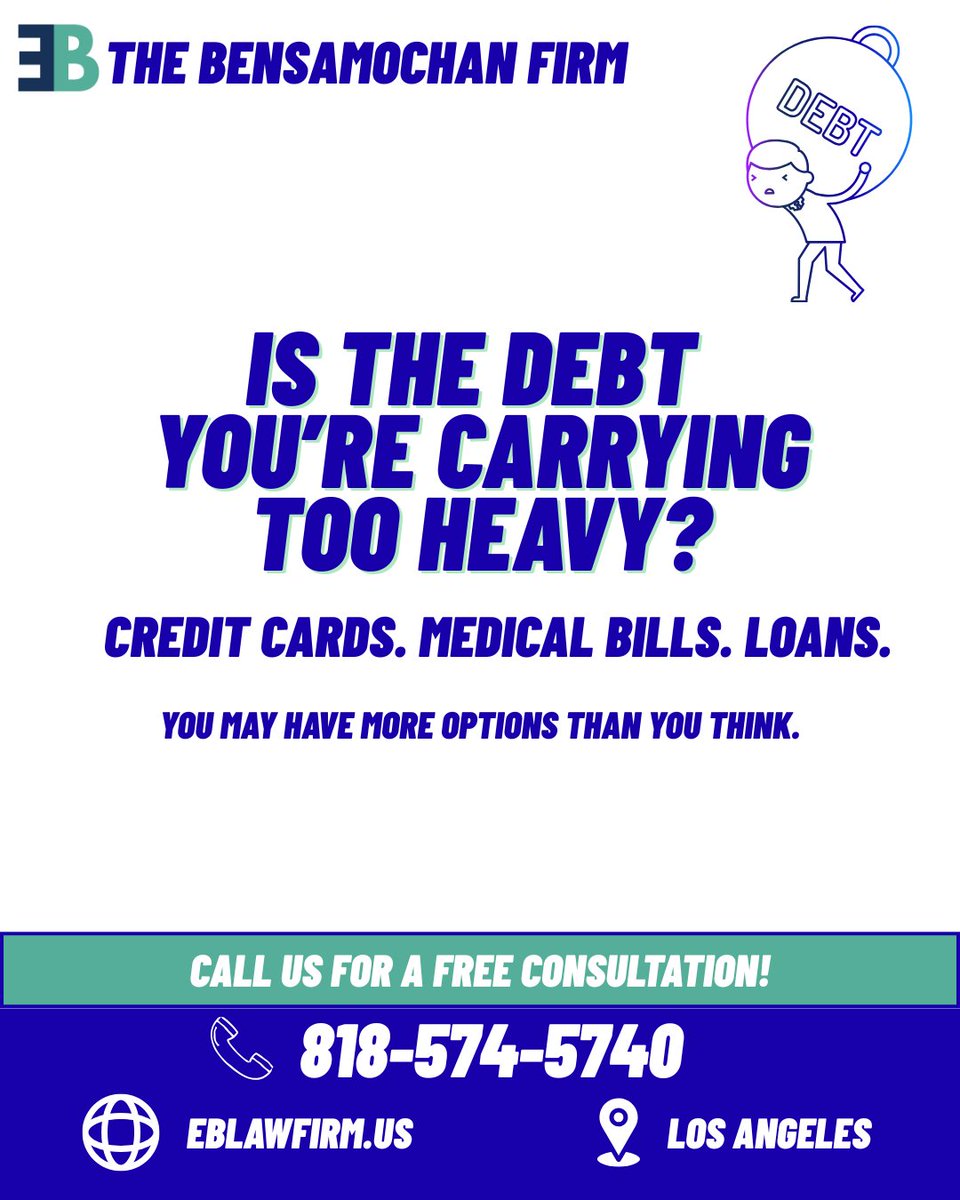 Debt can feel overwhelming especially when it seems like there’s no clear way forward. Bankruptcy isn’t about failure; it’s about relief and protecting your future.

If you’re dealing with mounting debt, missed payments, or constant creditor calls, legal options may be available.