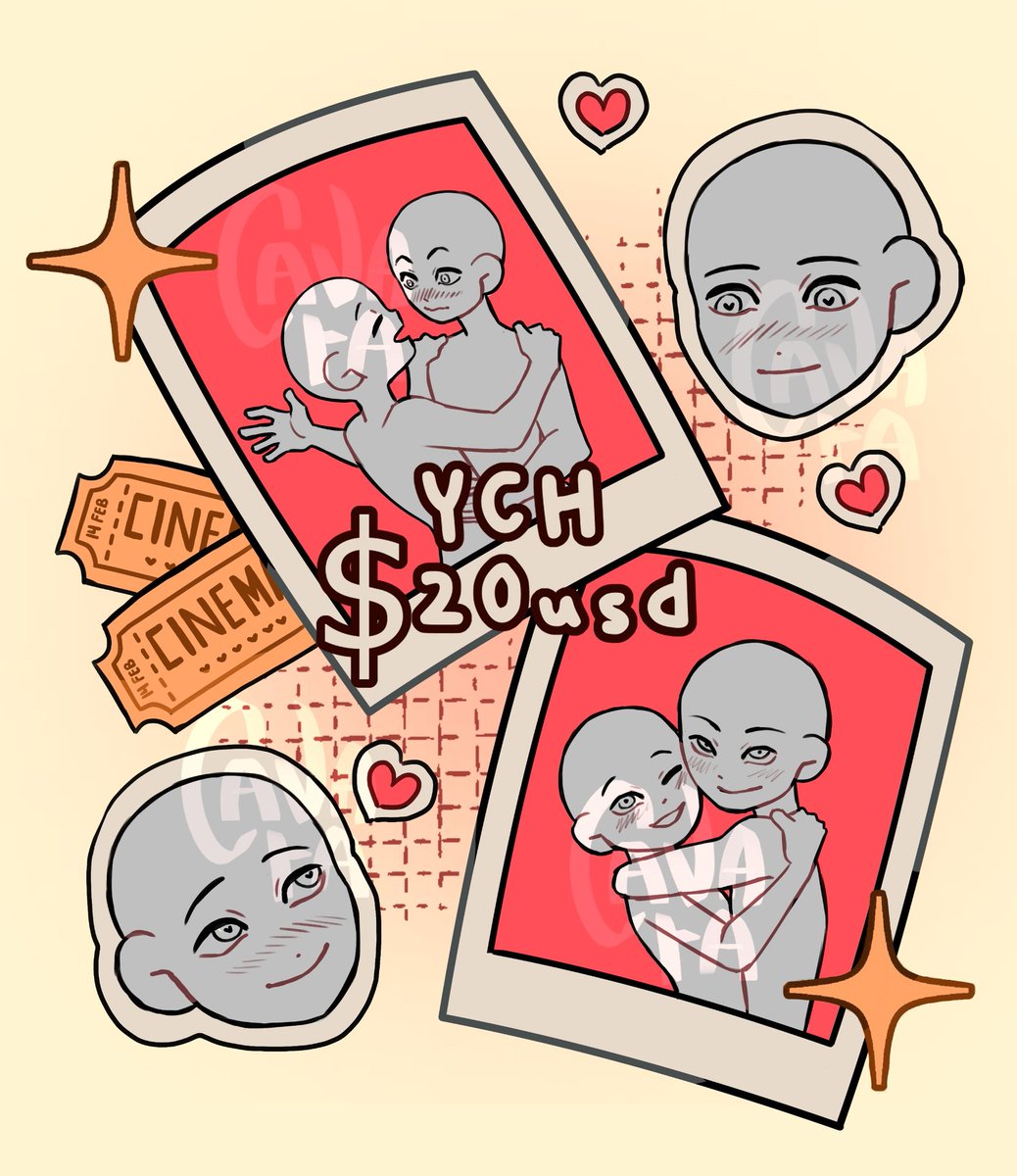 cava_ra's tweet photo. Hello!! I have this ych open for valentine's day^^! Dm if you're interested #ych #ychopen https://t.co/ZuVMVIFQmY