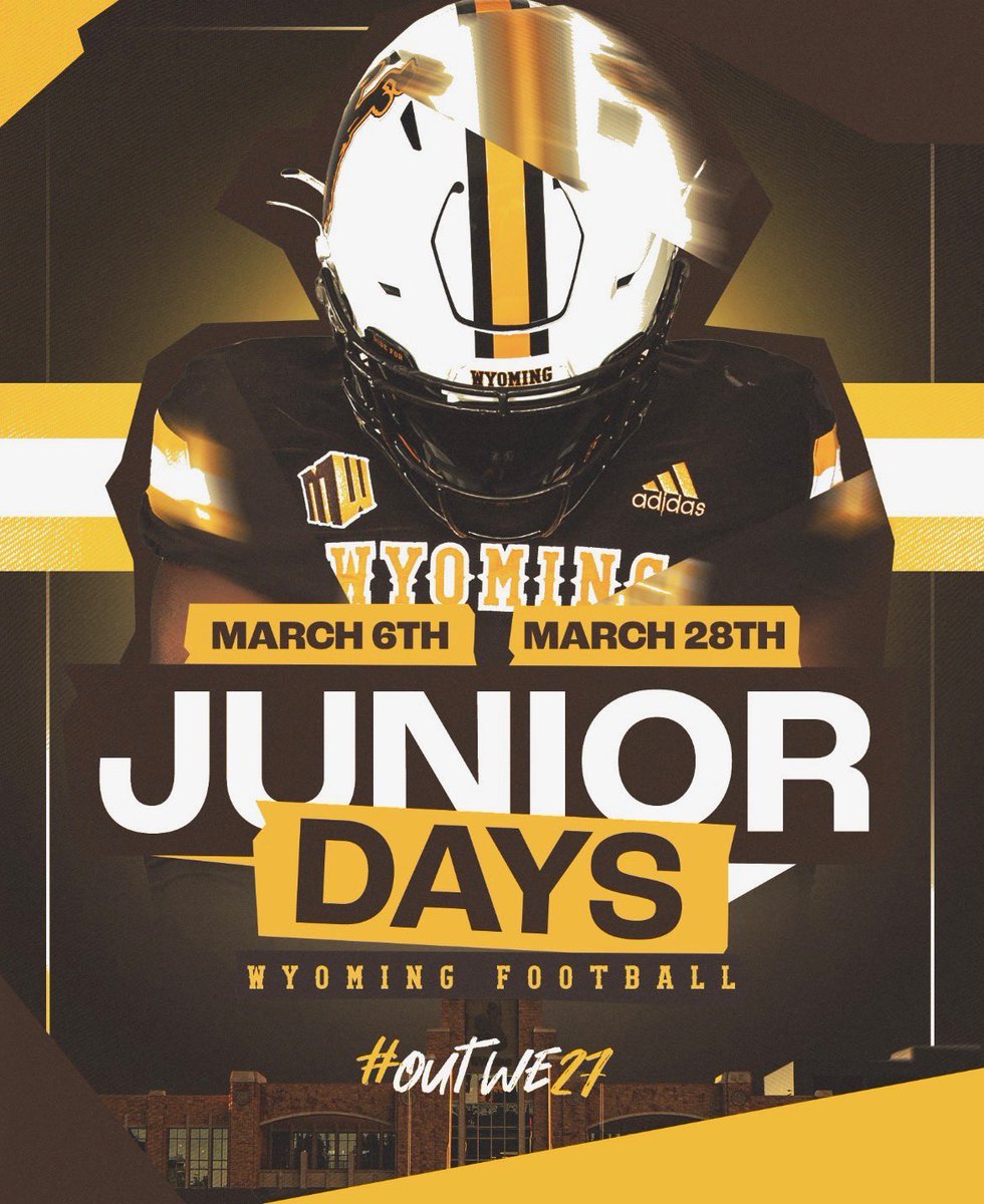 GradyThomson93's tweet image. Thank you @CoachBHen for the junior day invite! Can’t wait to come out and see the facility!! @Coach_DGibson @wyo_football @BroomfieldFtbl @CoachOBrien @CoachCollaso @Backes07