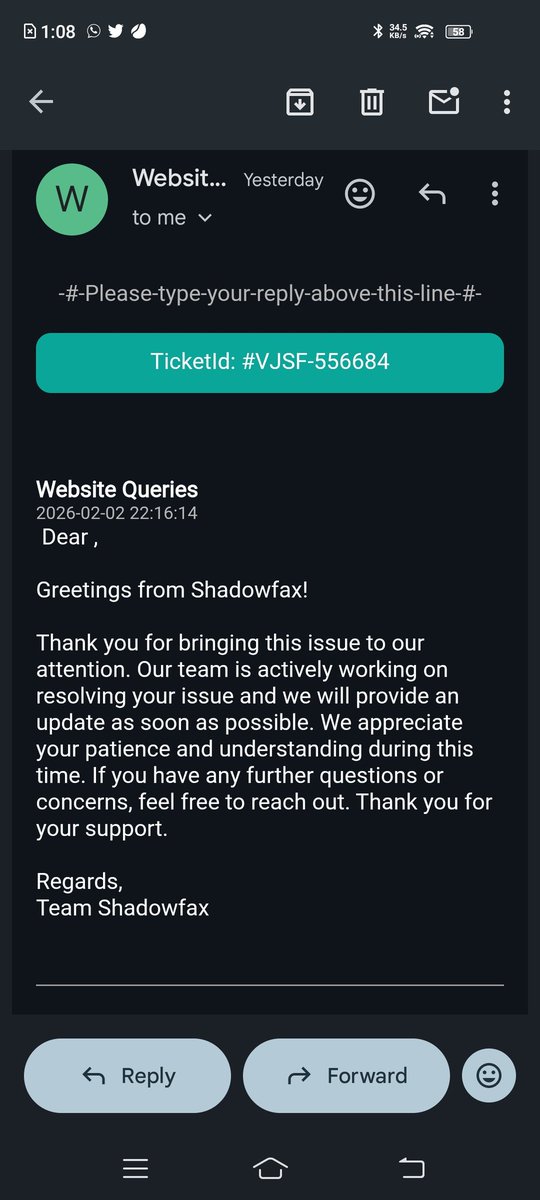 deepgill95's tweet photo. @shadowfax_in @meesho_support 
personally visited the Shadowfax delivery hub, but my parcel was denied despite valid ID. Complaints already raised (Ticket #VJSF-556684). No resolution yet. Please arrange immediate delivery. https://t.co/Go7fs4F59X