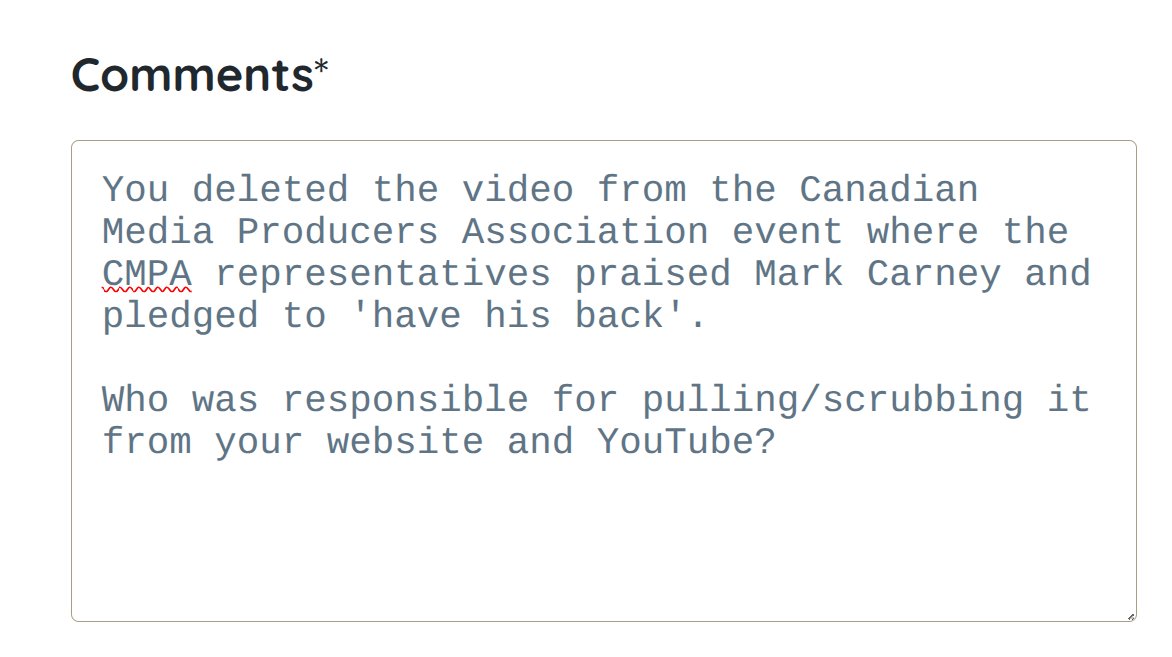 Just emailed CPAC. 

I encourage everyone to flood their office with complaints.
cpac.ca/contact-us