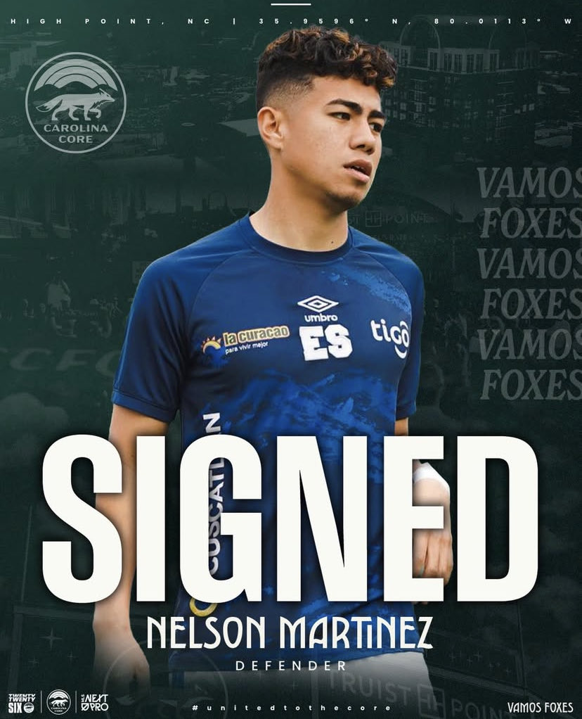 bsasoccersm's tweet photo. Done Deal ✅

Former USYNT and El Salvador National Team Nelson Martinez signed with Carolina Core. 

Well done, Nelson! https://t.co/ljcEiaieqq