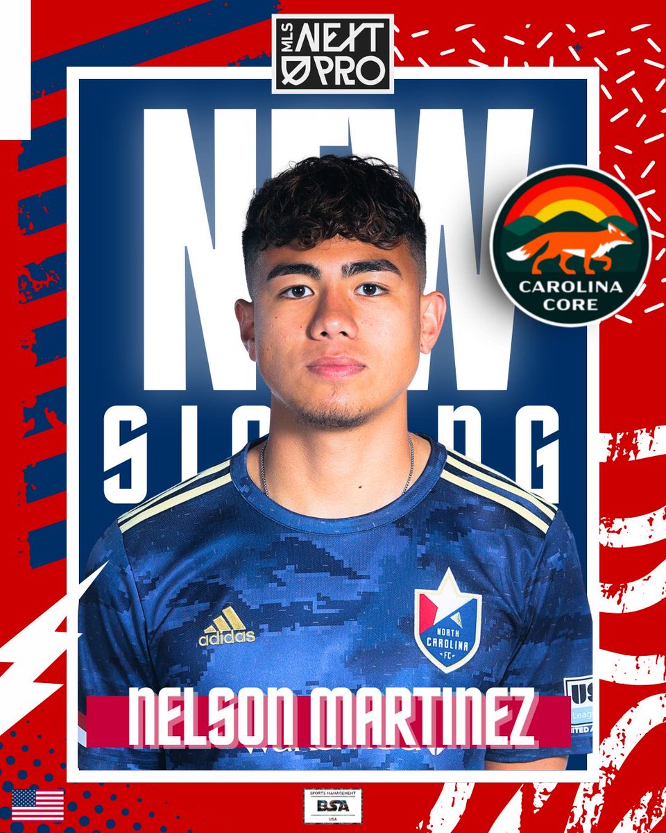 bsasoccersm's tweet photo. Done Deal ✅

Former USYNT and El Salvador National Team Nelson Martinez signed with Carolina Core. 

Well done, Nelson! https://t.co/ljcEiaieqq