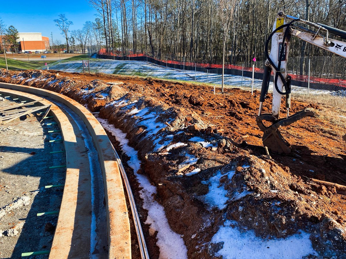 BuiltechLLC's tweet photo. ❄️ Snow in Georgia?! ❄️ Strong coordination keeps work moving forward despite the weather conditions. Excellent work from Builtech Services, LLC team, Tobin, PLLC and our trusted trade partners. Right People. Right Projects. #BuildingWithBUILTECH https://t.co/DhXPooMQFk