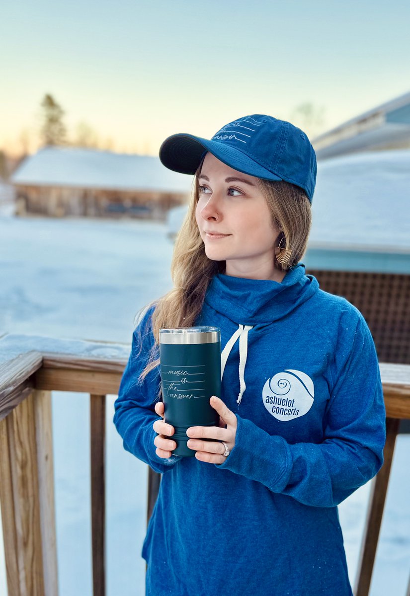 AshConcerts's tweet photo. We're here to help make these snowy days a little cozier! ❄️ Cuddle up in your new #musicistheanswer merch and sip hot chocolate from your insulated tumbler ☕️

Printed locally at @BeezeTees in Keene ❤️

https://t.co/uP6K7URnQj https://t.co/8KBl8NBE2t