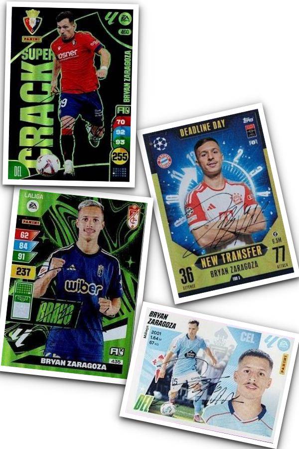 CROMO FIRMADO CELTA VIGO - 346 - <a href="/BryanZaragoza_/">Bryan Zaragoza</a>