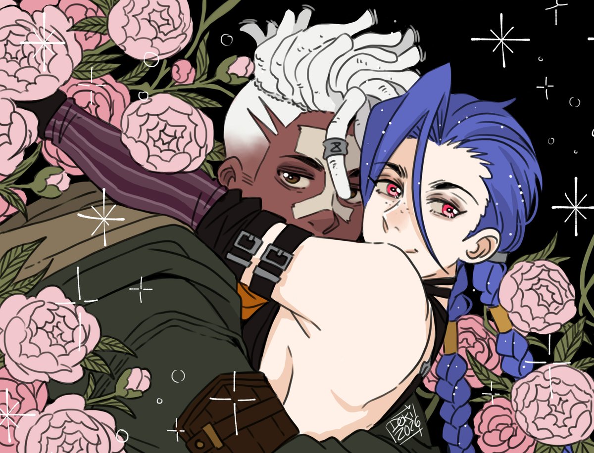 ₊˚⊹ ♡  Ekko x Jinx  ♡  ₊˚⊹ 
#TimeBomb #ekkoxjinx #fanart #arcane