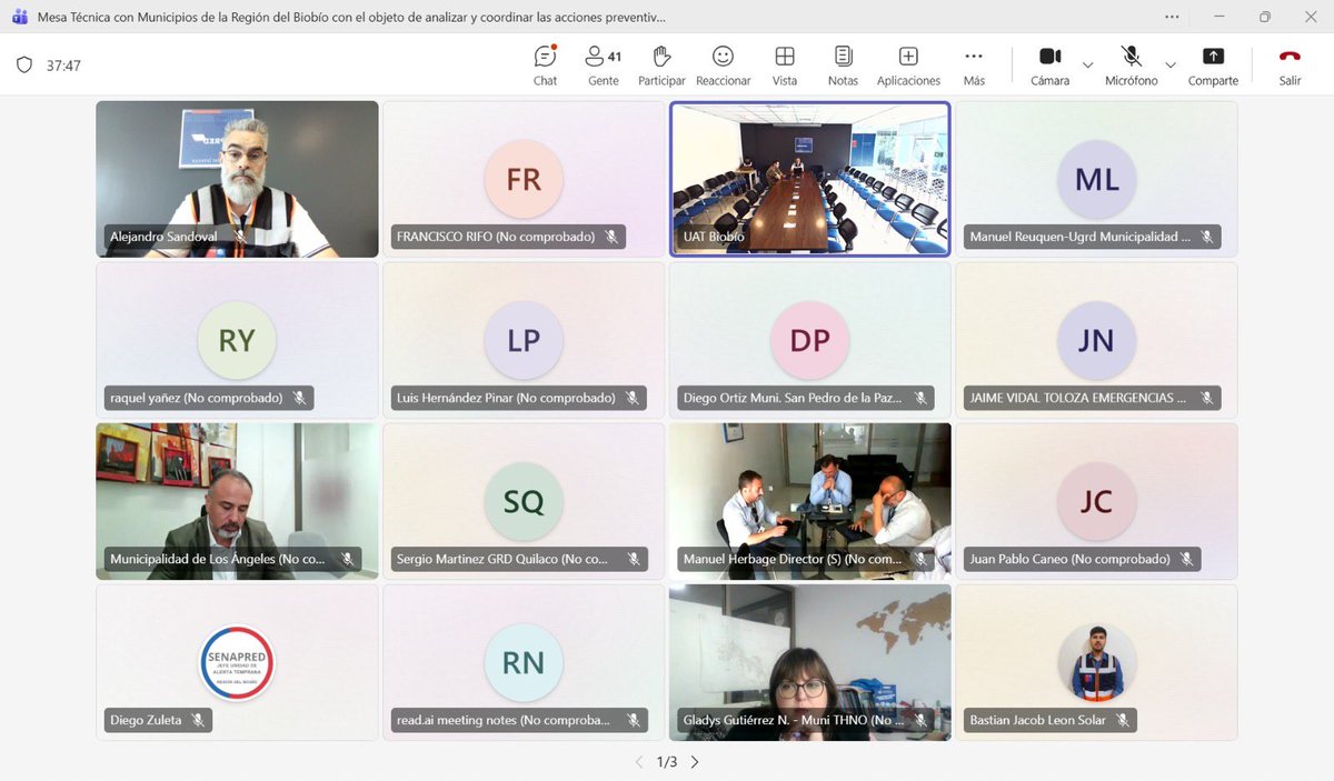 Senapred Biobío tweet media