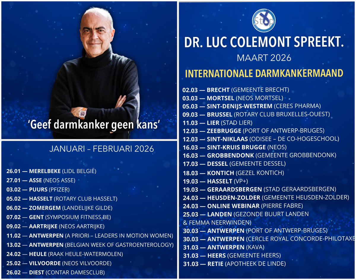 LucColemont's tweet image. De Internationale Darmkankermaand nadert…tijd om #keynote tandje bij te steken 😉 

Wie weet ontmoet ik wel iemand van jullie IRL de volgende weken 💙? Altijd welkom! 

#kennisdelen @StopDarmkanker &amp;amp; @VandijckD @IOpgenhaffen 🍀

Hopelijk niet teveel files ….