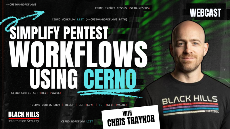Last week, Chris Traynor joined us to introduce Cerno — a new free and open-source tool designed to bring order to pentest findings.

If you’re looking to simplify your pentest workflow (or just want a solid refresher), watch the full webcast and follow along with the slide deck