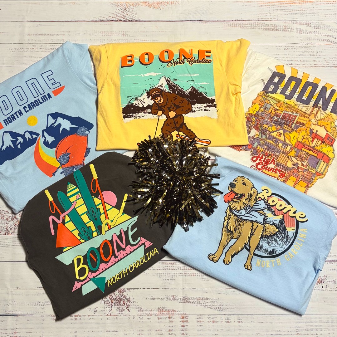 AlumniHallAppSt's tweet photo. Come check out some of our Boone must haves at Alumni Hall! https://t.co/LEHGiLiw5s
