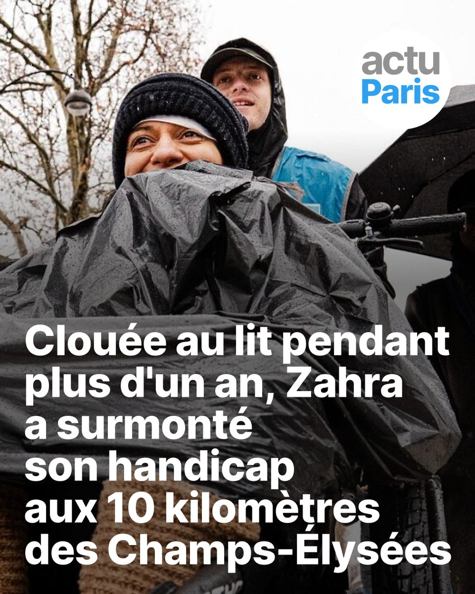actufr92's tweet image. Née avec une maladie congénitale, Zahra Morrhad a pris part à sa première course des 10 kilomètres sur les Champs-Élysées, dimanche 2 février 2026. Elle raconte.
➡️ l.actu.fr/6aCI

#maladie #champselysees #course #10k