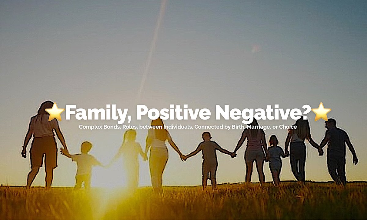 iInternationa14's tweet photo. .
❤️ 👍 🌅 https://t.co/tcRE6Fp0E3 🌅 👎 ❤️
Family Relations encompass the complex bonds, roles, interactions between individuals connected by birth, marriage, or choice
#FamilyRelations #Positive #Negative https://t.co/WqJ9APsoxL