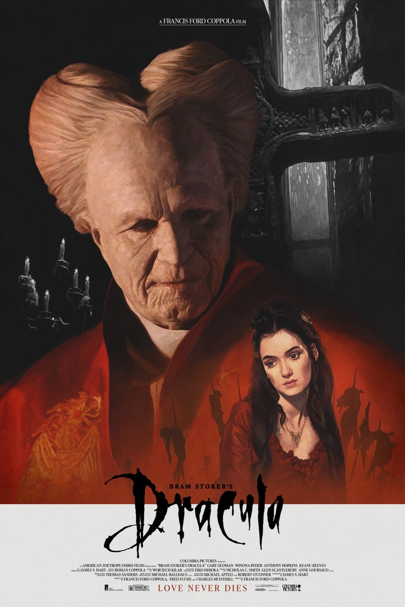Impressive poster for Dracula by <a href="/AdamDemarti/">Adam Demarti</a> 

#Dracula