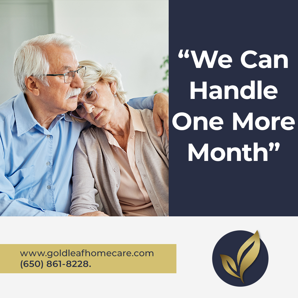 GoldleafHN's tweet photo. The sentence families repeat most: “We can handle one more month.” It sounds strong. It sounds responsible.
But it usually means borrowing stress from the future.

If this feels familiar, we can talk. https://t.co/v9cOpjf9gO | (650) 861-8228

#CareReality #FamilyCare https://t.co/wYmd0Vx49Z