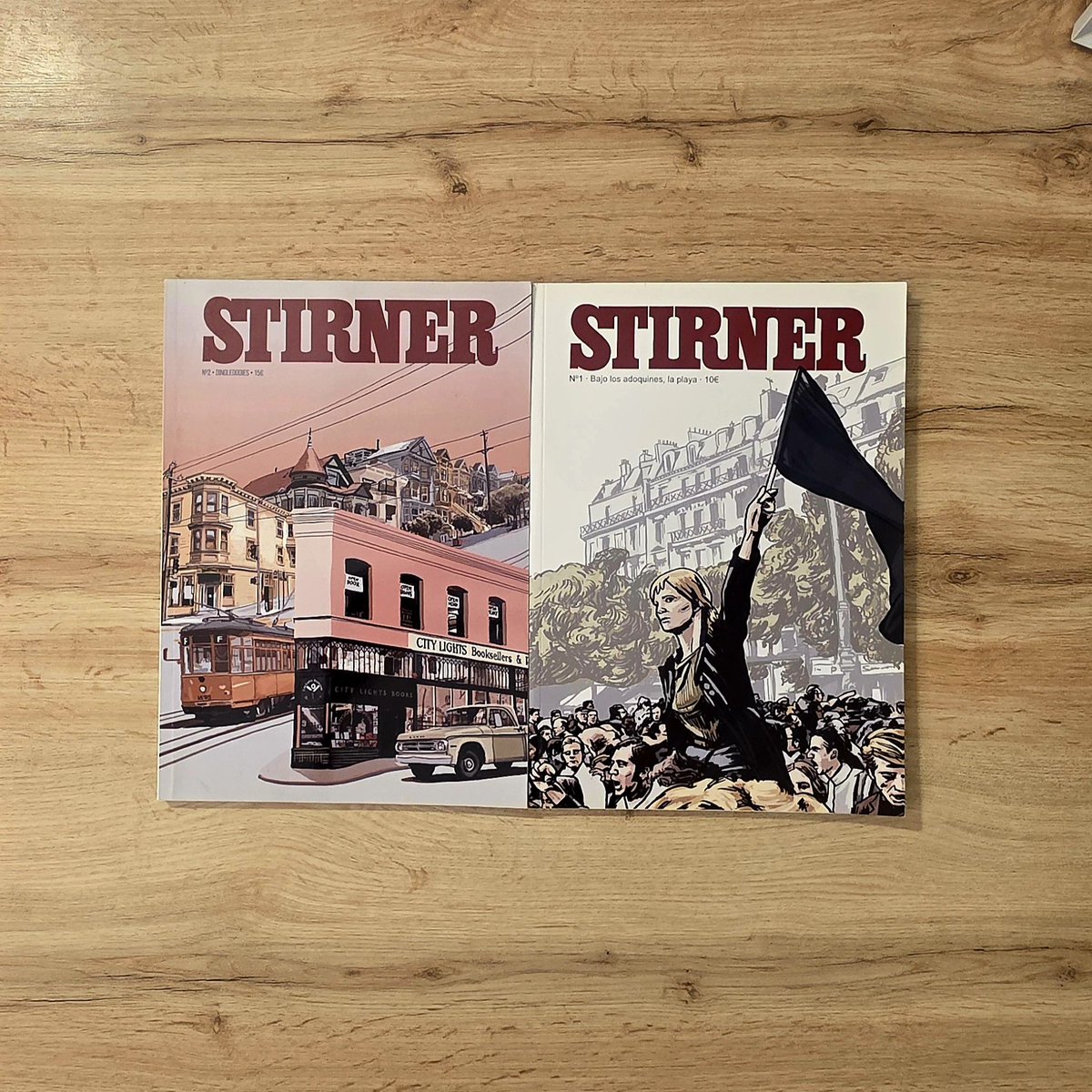 Innisfreebtc's tweet photo. Por fin nos hemos hecho con los 2 ejemplares de la desaparecida revista #STIRNER. https://t.co/JmpebDdN2u