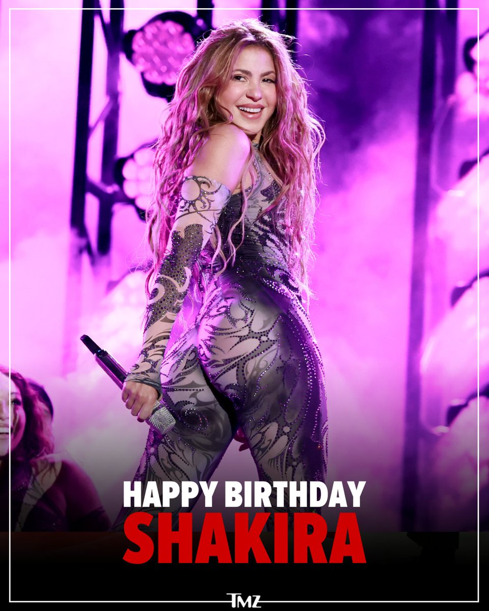 Happy birthday Shakira! 🍾