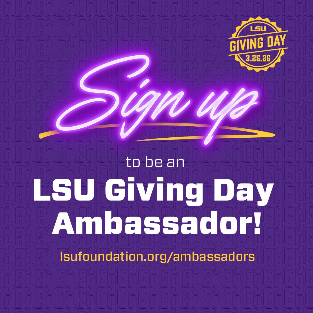LSU Foundation tweet media
