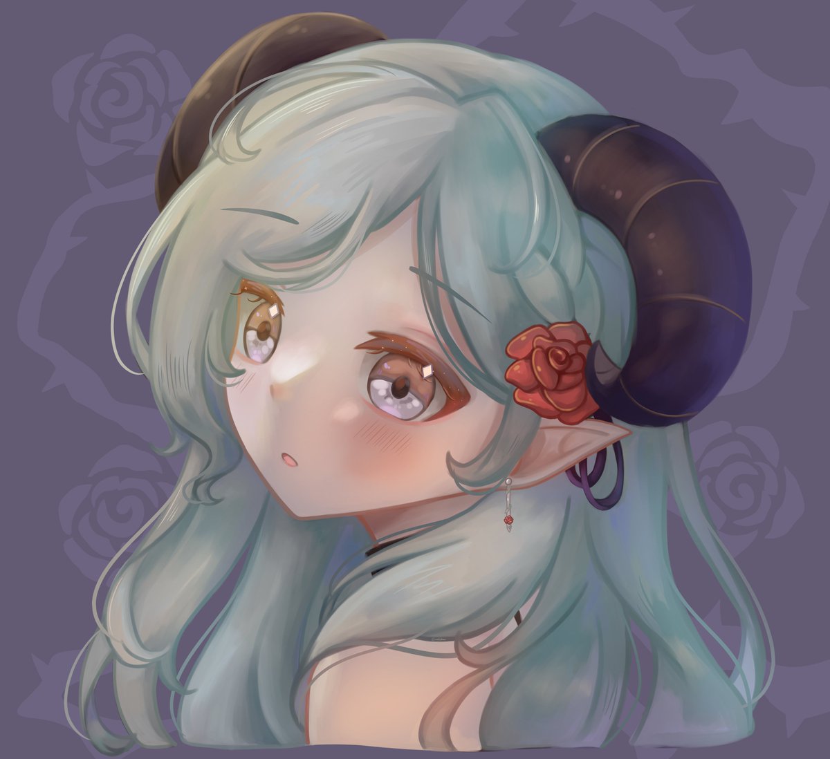 Luna Lumosa || Rose Demon 🌹😈 VFree tweet media