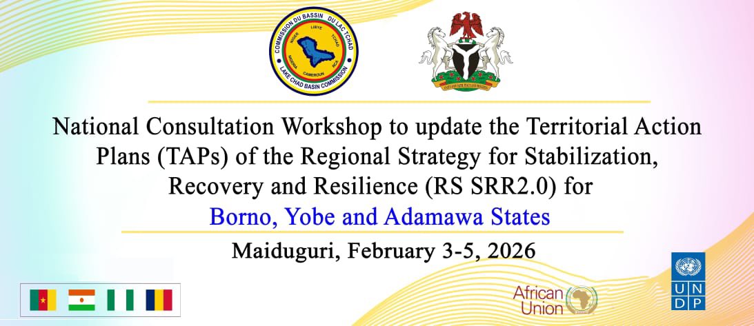 We are pleased to inform you that the Nigeria 🇳🇬 TAPs Consultation Workshop starts Feb 3–5 in Maiduguri—bringing national, state, CSO &amp; UN partners together to review &amp; update TAPs for RS SRR 2.0. 
#TAPsWorkshop2026 #RSSRR2 #NigeriaTAPs #LakeChadBasin
<a href="/NigeriaGov/">Government of Nigeria</a>