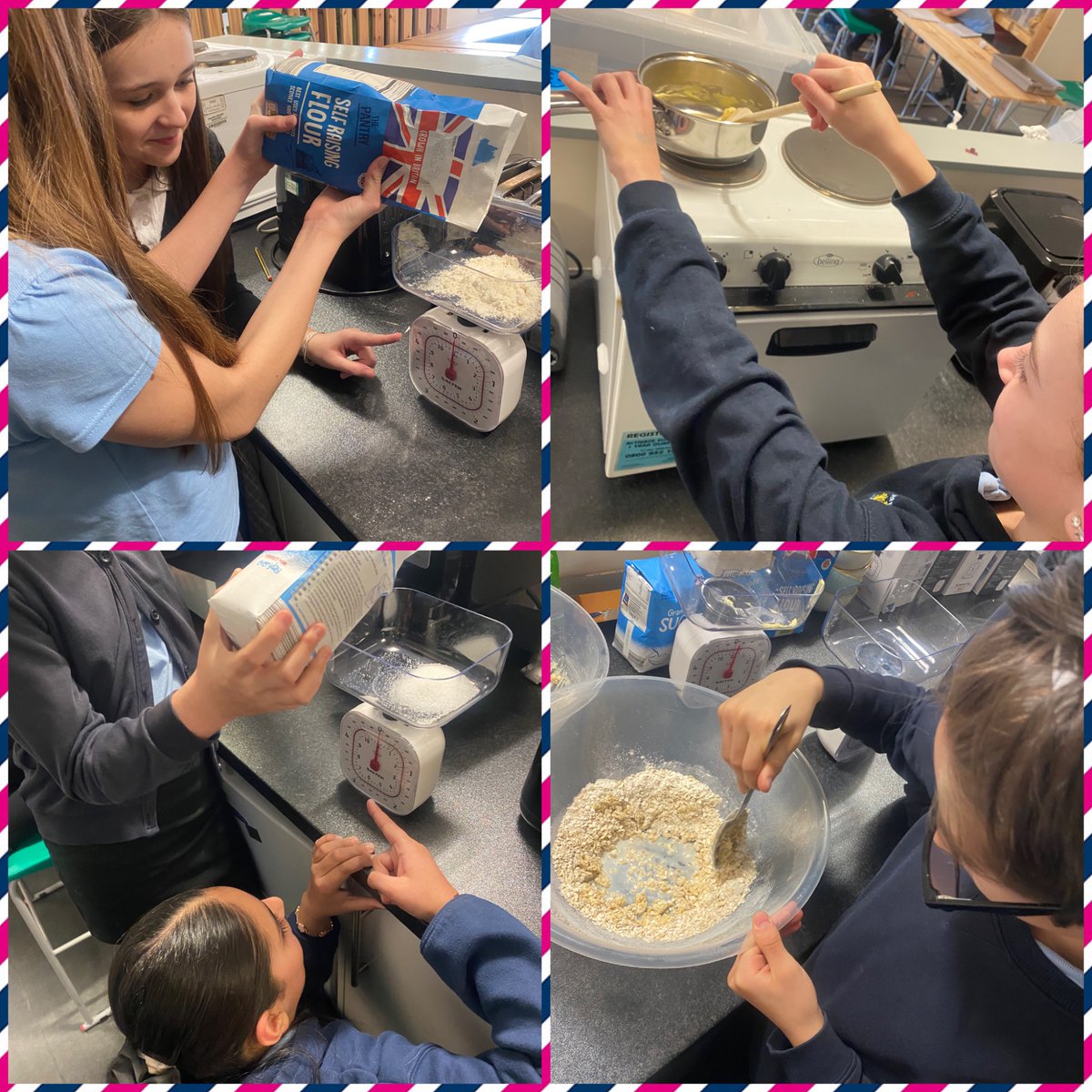 StBernardsPS's tweet image. Primary 7b had a great time in The Hive this afternoon making WW2 Oaty biscuits from rationed ingredients 😋 #idl #weighing #measuring #cooking