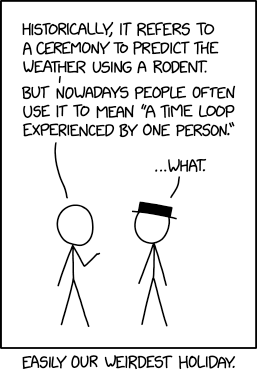 pasalga's tweet photo. @ilpost E oggi ci aiuta anche @xkcd https://t.co/u6GhLv1XbJ #GiornoDellaMarmotta #GroundhogDay https://t.co/XtAo0rav2m