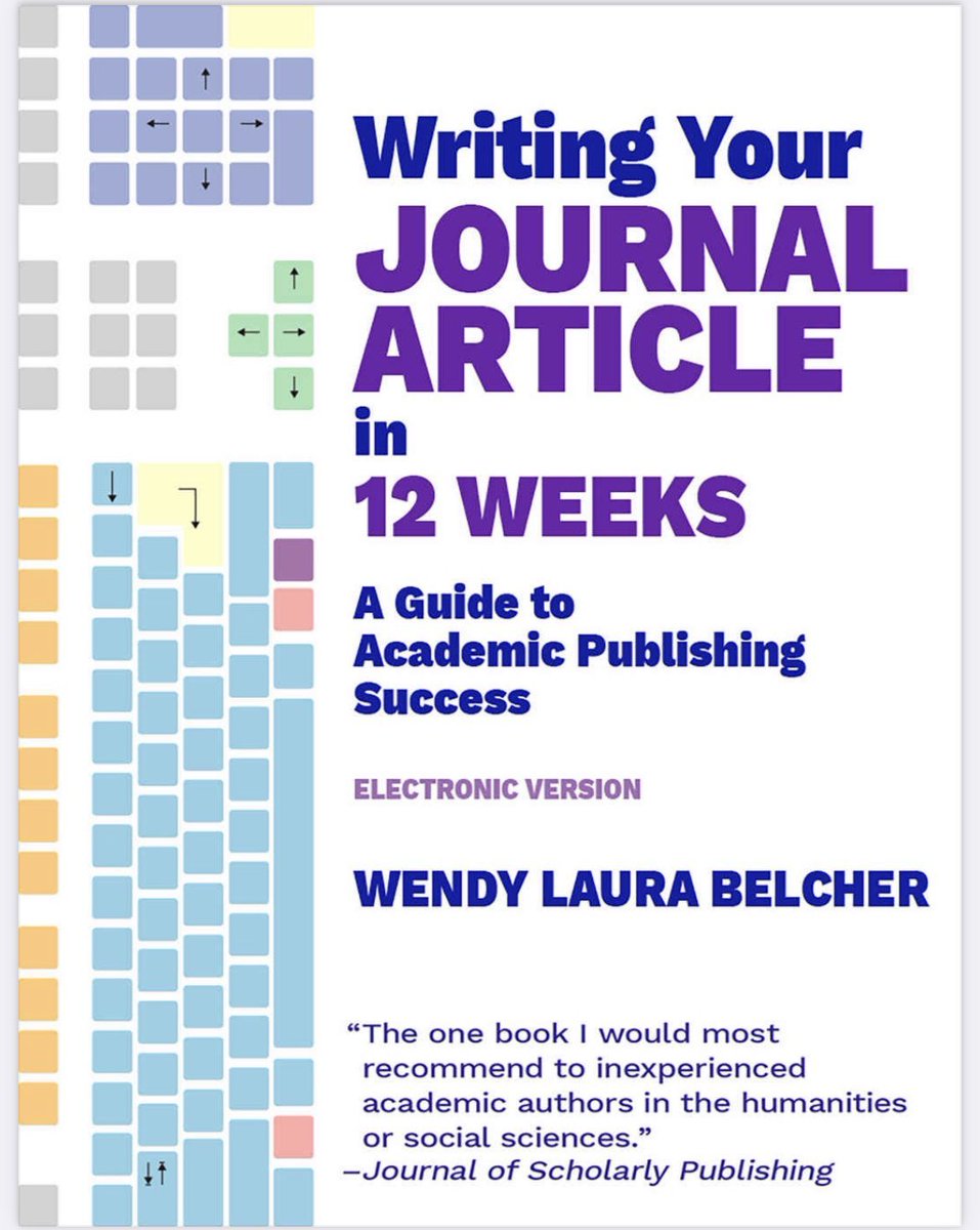 كيف تكتب وتنشر بحثك خلال ١٢ اسبوع 👇🏼