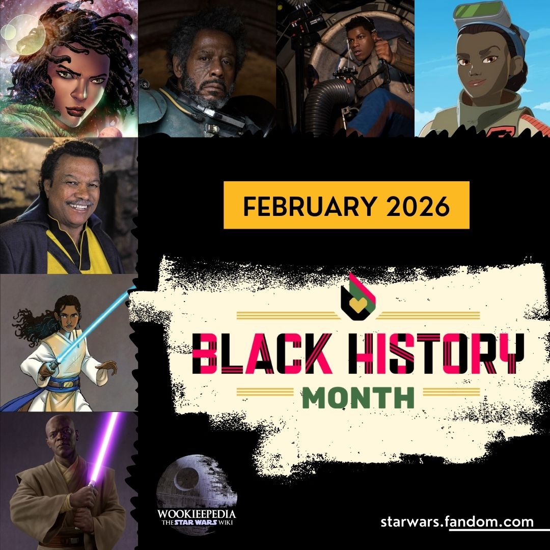 Honoring Black History Month by celebrating the Black creators, performers, and voices who have shaped Star Wars across the galaxy. 🌌✨ Their stories matter—on screen and behind the scenes. #BlackHistoryMonth #StarWars