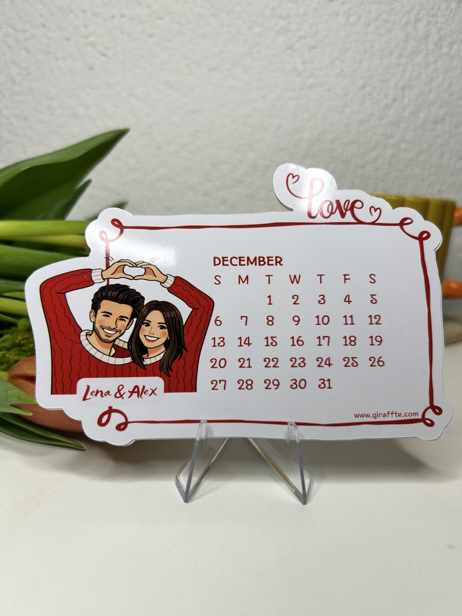 giraffteee's tweet photo. 💕 Personalisierter Paar Kalender

Mit eurem Foto und euren Namen individuell gestaltet.

Perfektes Geschenk zum Valentinstag, Jahrestag oder für besondere Momente 🎁
Versand in Deutschland &amp; ganz Europa.

📲 WhatsApp: +49 15511 416760

#valentinesgift #ValentinesDay https://t.co/qAagzFpxQP