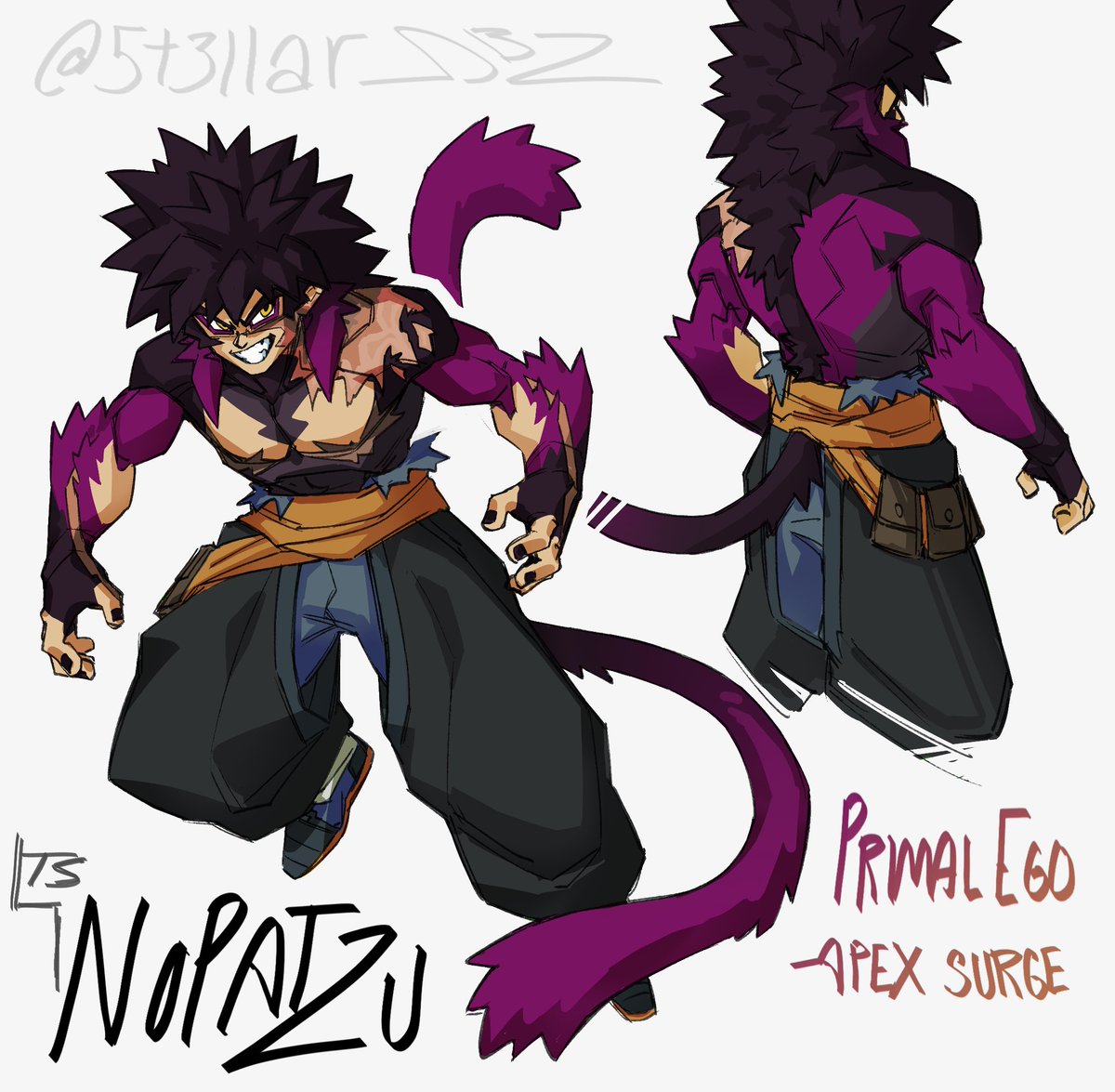 Friends began calling Primal Ego naked so, more fur