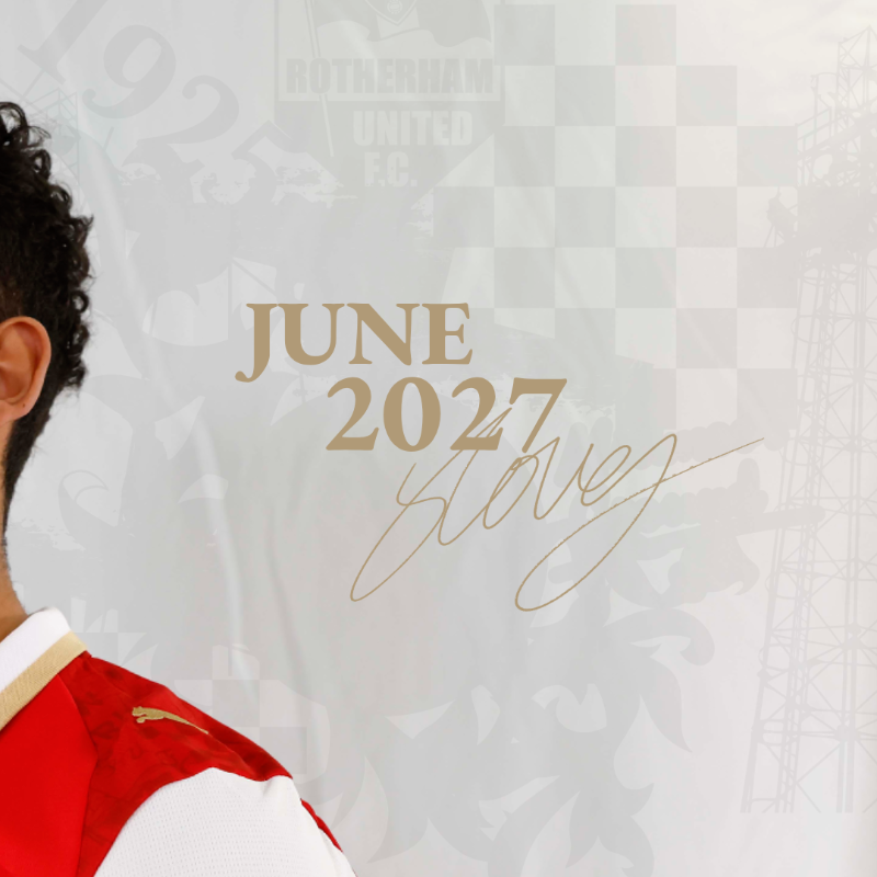 RotherhamUnited's tweet photo. We are delighted to confirm the permanent signing of Brandon Cover from @LCFC for an undisclosed fee! ✍️

#RUFC | #TownCountyUnited