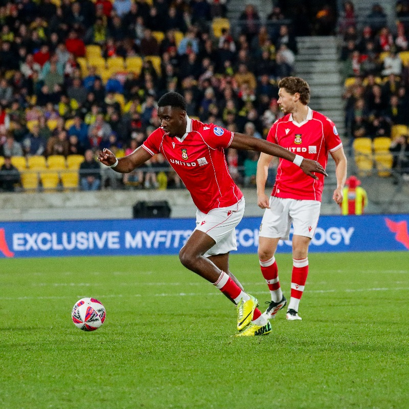 Wrexham_AFC's tweet photo. Mo Faal will join Harry Ashfield and see out the remainder of the season on loan at Cheltenham Town.

Pob lwc, Mo 👊

🔴⚪ #WxmAFC
