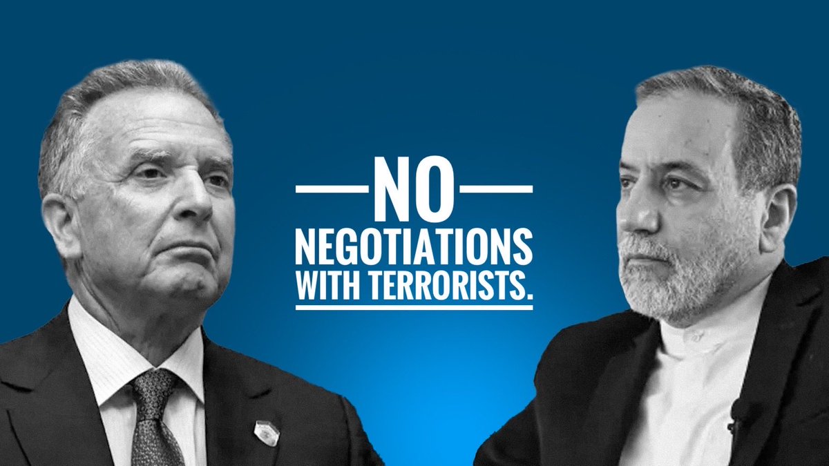 🚨 اکشن فوری: ایمیل به پرزیدنت ترامپ و کاخ سفید 🚨

از پرزیدنت ترامپ بخواهیم قاطعانه از هرگونه مذاکره، توافق یا نرمش در برابر رژیم تروریستی جمهوری اسلامی خودداری کند.

🔗 Email:
tinyurl.com/whiteHouse-NoD…

🔗 فرم رسمی کاخ سفید:  
whitehouse.gov/contact/  

(امکان عدم دریافت ایمیل