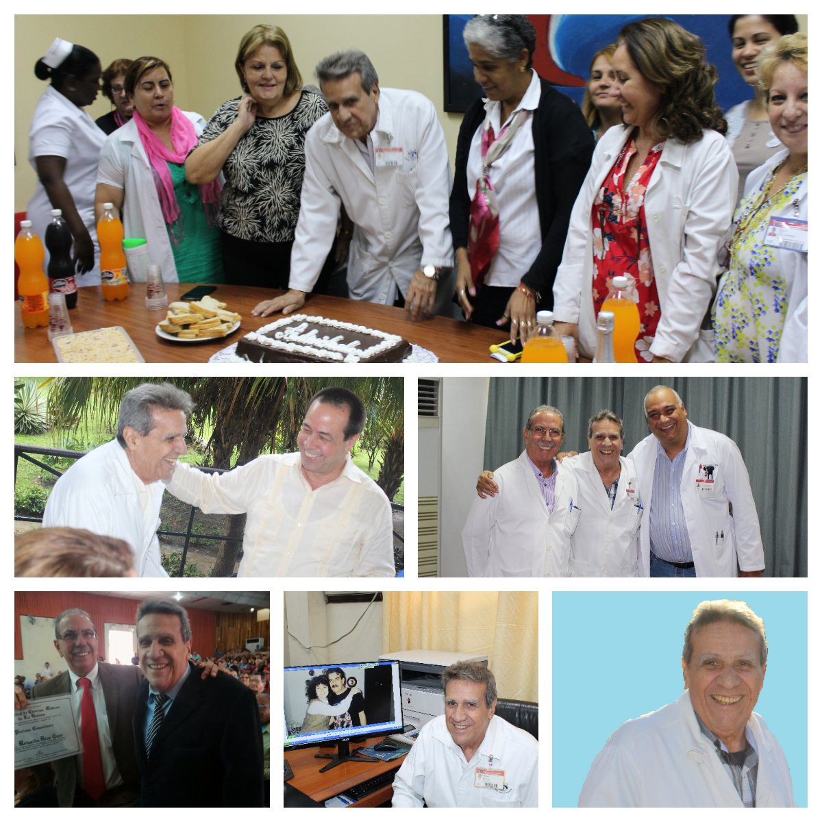 Un 2 de febrero de 1944 nació el Dr.C Marcelino Ríos Torres, Director de nuestro ICO durante 27 años. Hoy le rendimos homenaje.
Gracias por su labor de toda una vida, poniendo la oftalmología cubana bien en alto en el mundo entero.
!!Felicidades Profe, donde quiera que este!!