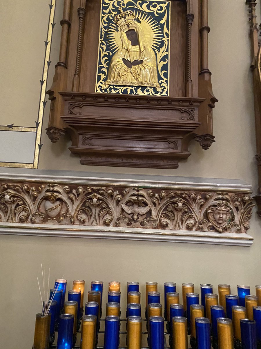 MunchCleveland's tweet photo. “Date Afternnon” with #DonnaStrong! 12:15p Mass at St. Stanislaus with Father Eric then lunch at Lox, Stock &amp; Brisket in Shaker at @vanakenmarkethall. https://t.co/7JAe4M5r2U