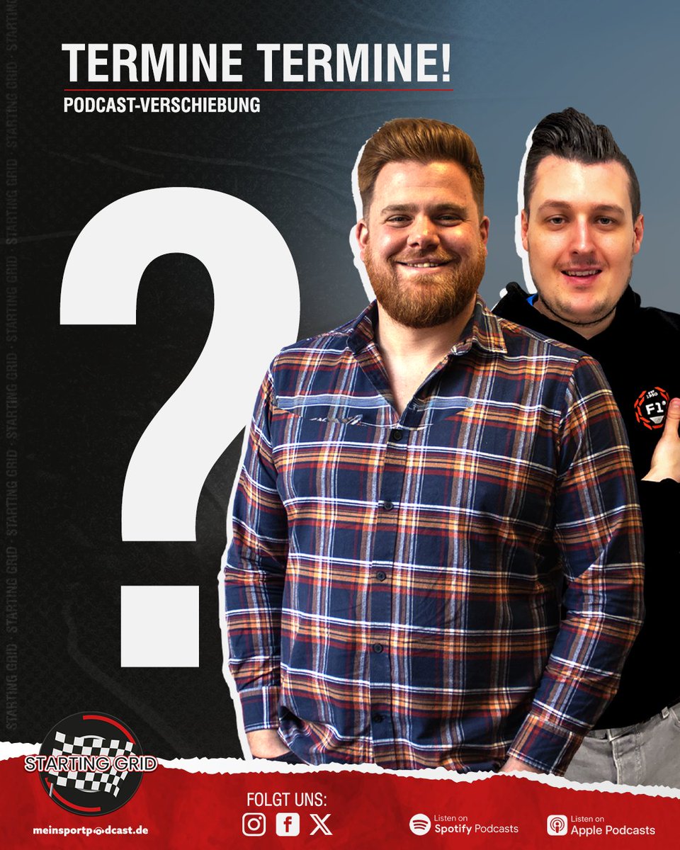 Starting Grid - Podcast tweet media