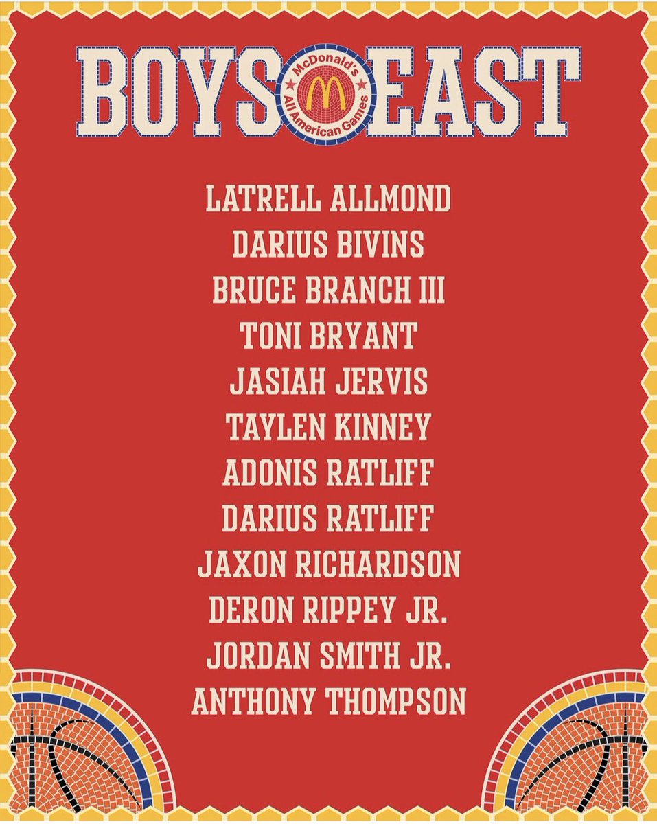 The McDonald’s All-American roster has been announced. Duke leads the way with three total. Notably, Missouri has two and Oklahoma State also has themselves a McDonald’s All-American.

Congrats to all who have been selected.