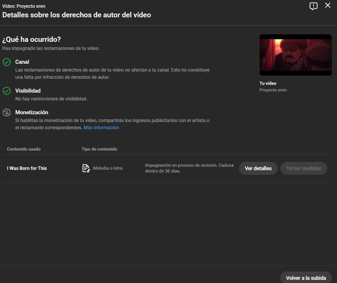 idorguzman's tweet photo. @YouTubeLATAM @YTCreadores @YouTubeMexico Tengo un reclamo de Content ID por parte de LatinAutorPerf, quien NO es el legítimo propietario de los derechos de esta música y está realizando reclamos injustos y potencialmente fraudulentos.
Solicito respetuosamente una revisión humana https://t.co/yfngYYZQWJ
