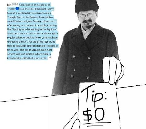 OOCcommunism's tweet photo. #NEVERTIP https://t.co/gYFikwty1a